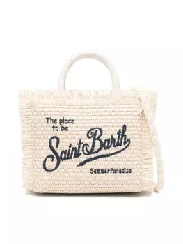 Mc2 Saint Barth соломенная мини-сумка Vanity, нейтральный цвет