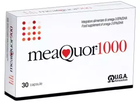 Meaquor 1000 30 капсул Омега-3 EPA DHA Добавка