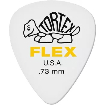 Медиаторы Dunlop Tortex Flex Standard, 0,73 мм, 12 шт. в упаковке