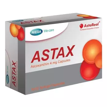 Mega Астакс 30 капсул, red brown