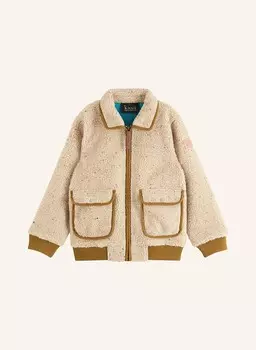 Меховая куртка Тедди Scotch & Soda, экрю