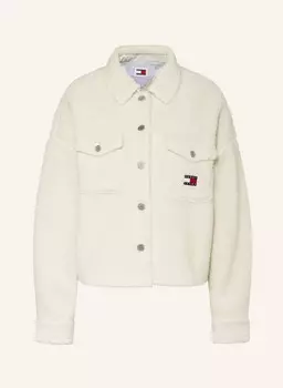 Меховая куртка Тедди Tommy Jeans, экрю