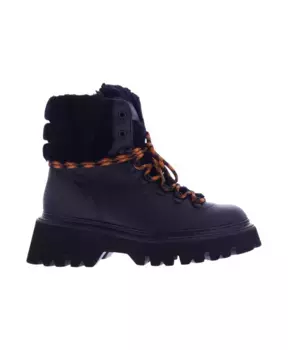 Меховые ботильоны Woolrich, черный