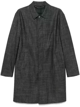 Меланжевое пальто Canali, серый