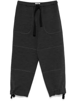 Меланжевые брюки Jil Sander, серый
