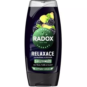 Men Relax 3 в 1 гель для душа для мужчин ежевика и имбирь 225 мл Radox