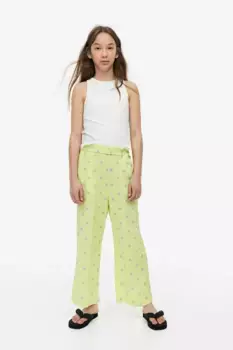 Мешковатые брюки H&M, желтый