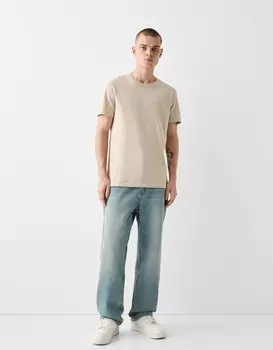 Мешковатые джинсы Bershka, синий