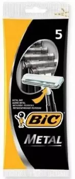 Металл, бритва, 5 шт. Bic