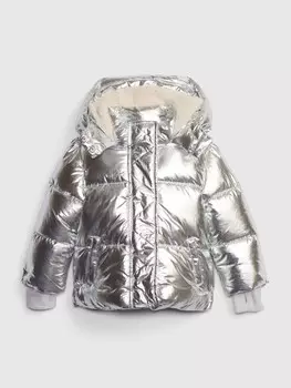 Металлическая куртка Gap, серый