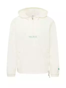 Межсезонная куртка Adidas Sports Club Over-The-Head, натуральный белый