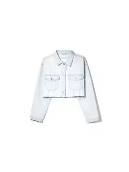 Межсезонная куртка Bershka, синий деним