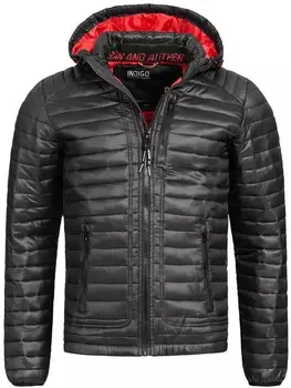 Межсезонная куртка Indicode Jeans, черный