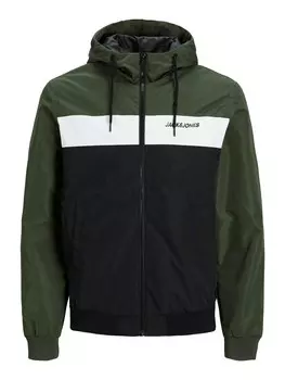 Межсезонная куртка JACK & JONES RUSH, темно-зеленый