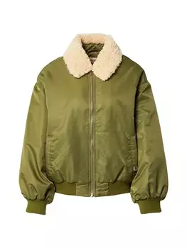 Межсезонная куртка LEVI'S ELISE RETRO BOMBER, оливковый