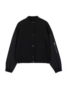 Межсезонная куртка Pull&Bear, черный