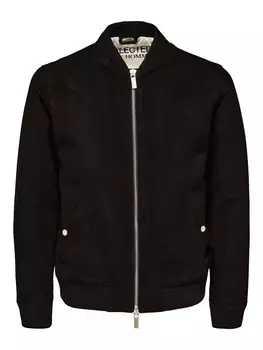 Межсезонная куртка SELECTED HOMME, черный