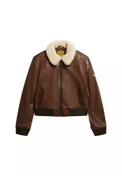 Межсезонная куртка Superdry, коричневый