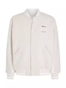 Межсезонная куртка Tommy Hilfiger Varsity, экрю