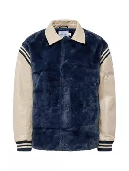 Межсезонная куртка Topman VARSITY, темно-синий