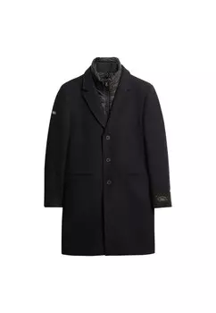 Межсезонное пальто Superdry, черный