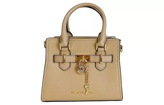 MICHAEL KORS Сумка Hamilton Series из кожи, сумка через плечо, сумка Trumpets, женская, коричневого цвета