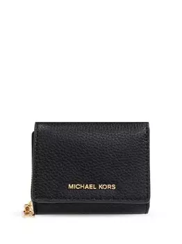 Michael Michael Kors маленький кошелек Empire с зернистой отделкой, тройного сложения, черный