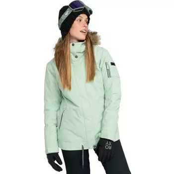 Мид зимняя куртка Roxy, зеленый