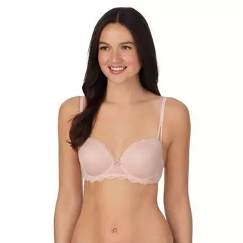 Микро и кружевной балконет push-up бюстгальтер 84004 для девушек So, цвет misty rose