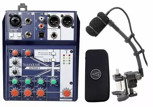 Микрофон Audio-Technica ATM350D+Notepad-5