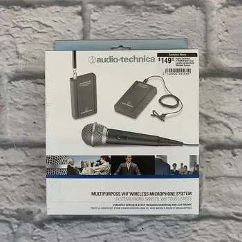 Микрофон петличный Audio-Technica ATR288W VHF Dual Lavalier & Handheld Wireless System Microphone