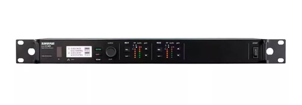 Микрофон Shure ULXD4D-J50A Dual Channel Digital Wireless Receiver. J50 Band (572-616 MHz) ULXD4D-J50A-U