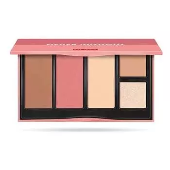 Milano Contouring Bronzer Palette Never Without - Кремовый хайлайтер для лица, консилер, контурирующий бронзатор и румяна 002 Medium Skin, Pupa