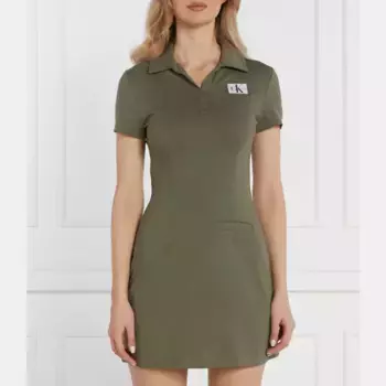 Миланское платье Calvin Klein, зеленый