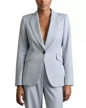 Милли Приталенный Блейзер REISS, синий