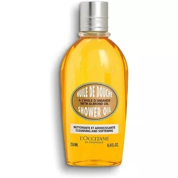 Миндальное масло для душа Eco Almond Oil Роскошный гель для душа, увлажняющий и питательный, 250 мл, L'Occitane