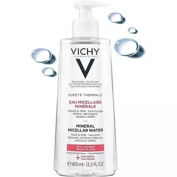 Минеральная мицеллярная вода Purete Thermale 400 мл, Vichy