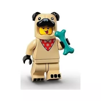 Мини-фигурка Lego Series 21 в костюме мопса