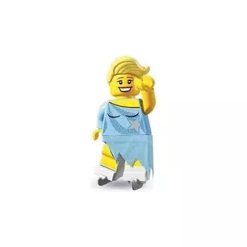Мини-фигурка Lego Series 4 Фигуристка