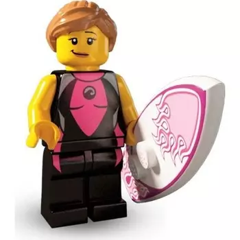 Мини-фигурка Lego Series 4 Серфингистка