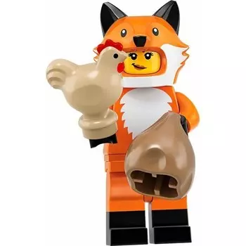 Мини-фигурка в костюме лисы Lego Series 19
