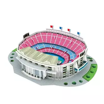 Мини-футбольный стадион - CAMP NOU - ФК Барселона - 3D пазл 27 деталей HABARRI