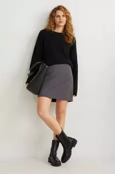 Мини-Юбка C&A, серый