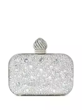 Мини-клатч Cloud JIMMY CHOO, серый