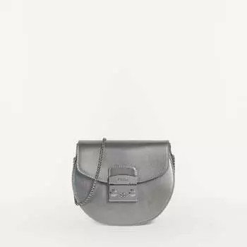Мини-кроссбоди Furla Metropolis, серебро