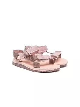 Mini Melissa сандалии на липучках, розовый