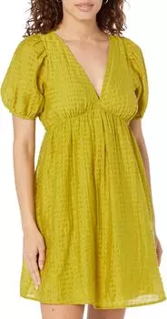 МИНИ-ПЛАТЬЕ Annamarie в Полоску Madewell, цвет Citrus Lime
