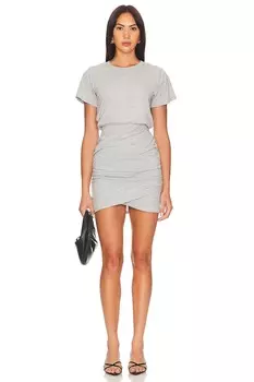 Мини-платье Bobi, heather grey