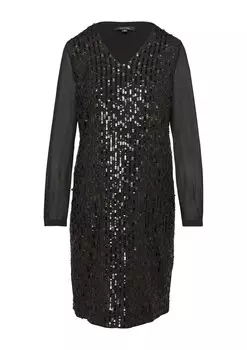 Мини платье COMMA Dress, черный