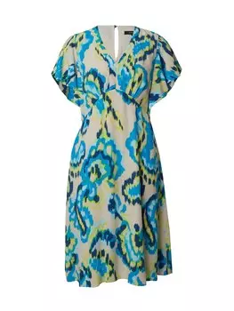Мини платье COMMA Dress, разноцветный